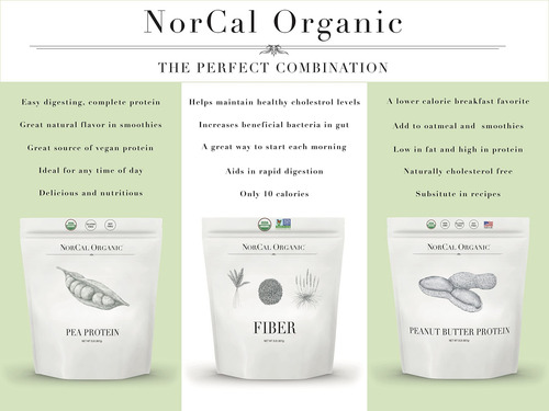 Suplemento De Fibra Norcal Organic Fiber 907g Prebióticos - Imagem 7