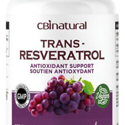 Cbi Natural Trans-resveratrol 600 Mg, 120 Cápsulas Veganas
