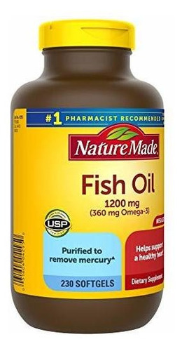 Óleo De Peixe Feito Na Natureza 1200 Mg 230 Cápsulas Gelatin - Imagem 7