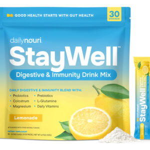 Drink Mix Nouri Staywell Digestive & Immunity, Pacotes De 30