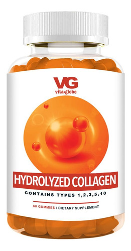 Gomas De Colágeno Vita Globe 200 Mg, 60