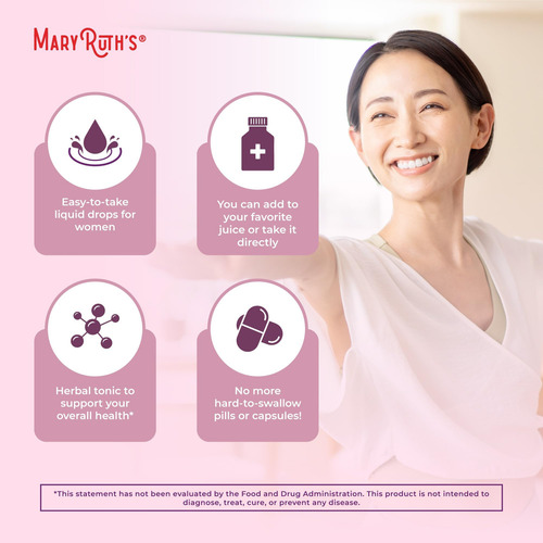 Maryruth Organics Usda Suplementos De Ervas Líquidas Para Be - Imagem 15