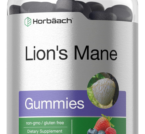 Suplemento Juba De Leão Horbäach | 60 Gomas Veganas - Imagem 4