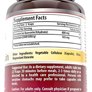 Nutrição Incrível Fórmulas Incríveis Quercetina 800mg 120 Cá
