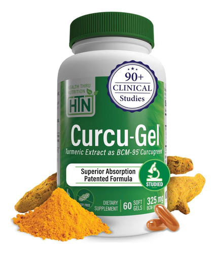 Saúde Através Da Nutrição Curcu-gel Curcumina Curcuma