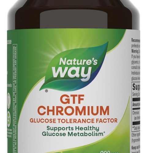 Nature"s Way Nature"s Way Gtf Cromo Para Metabolismo
