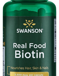 Swanson Biotina B-7 5000 Mcg Para Cabelos E Pele Veganos