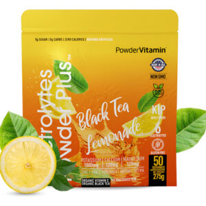Eletrólitos Em Pó, Vitamina, Chá Preto, Limonada 275g