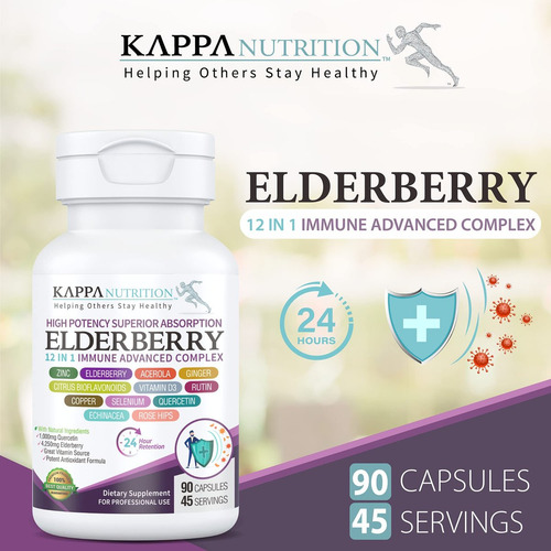 Kappa Nutrition Sabugueiro / Complexo Avançado 12 Em 1 - Imagem 3