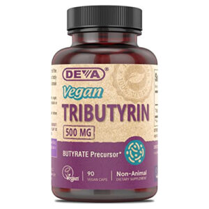 Suplemento De Tributirina Vegana Deva - Butirato Precursor
