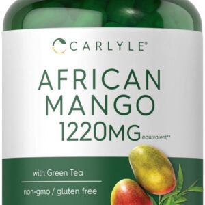 Suplemento De Manga Africana Carlyle 1220mg Com Chá Verde