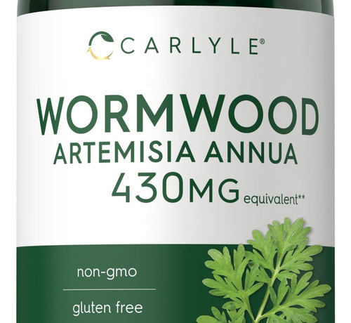 Cápsulas De Absinto Carlyle 430 Mg | 200 Unidades Sem Ogm