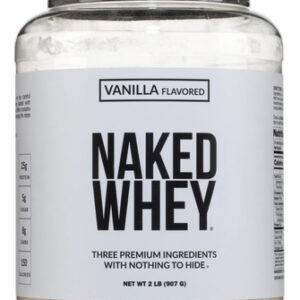 Proteína Em Pó Naked Whey, Sabor Baunilha, 2 Kg - 24 Porções
