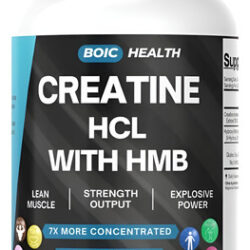 Boic Creatina Hcl + Cápsulas Hmb | 410mg Hmb Por Porção E De