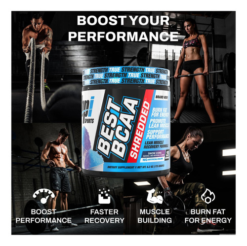 Bpi Sports Best Bcaa Shredded Bebida De Recuperação Livre De - Imagem 4