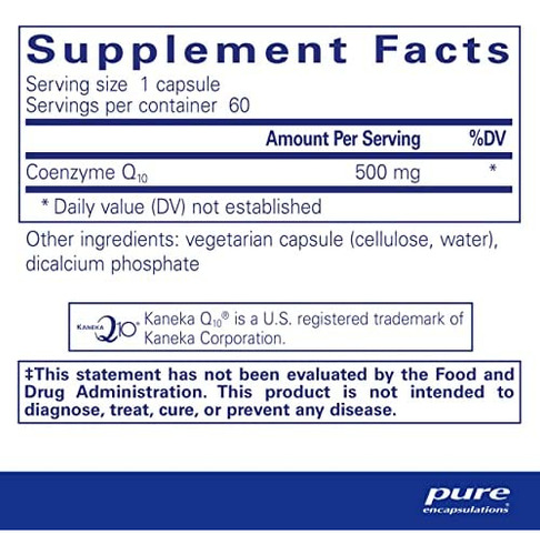 Encapsulamentos Coqmg Pure | Suplemento De Coenzima Q10 Pa - Imagem 11