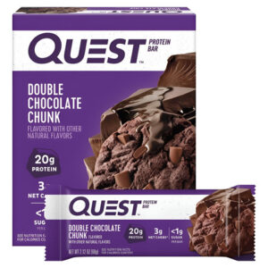 Barras De Proteína Quest Chocolate Duplo, 20g De Proteína