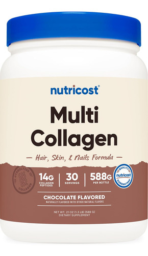 Nutricost Multi Collagen + Beauty & Protein Powder (sabor Ch - Imagem 5