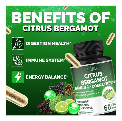 Suplemento Orgânico De Bergamota E Cítricos De Cadanos - Imagem 4