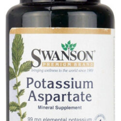 Aspartato De Potássio Swanson Swanson 99 Mg 60 Cápsulas