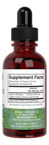 Maryruth Organics Stinging Nettle Leaf Extract | Detox Gotas - Imagem 4