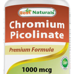 Suplemento Best Naturals Picolinato De Cromo 1000mcg 240 Com