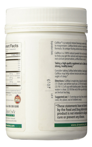 Suplemento Dr. Newton"s Naturals Calmax Calcium Magnesium Vi - Imagem 3