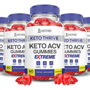 (5 Unidades) Keto Thrive Keto Acv Gummies Extreme 2000mg Ket