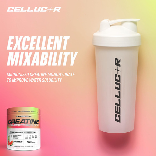 Creatina Em Pó Cellucor Sabor Melancia 250g 50 Porções - Imagem 6