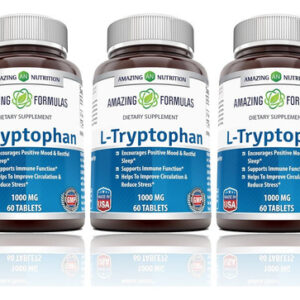 Suplemento: Fórmulas Incríveis: L-triptofano, 1000 Mg, Compr