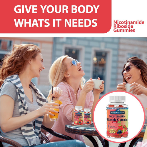 Suplemento Nad Gummies Sem Açúcar, Nad Nicotinamida Ribosíde - Imagem 15