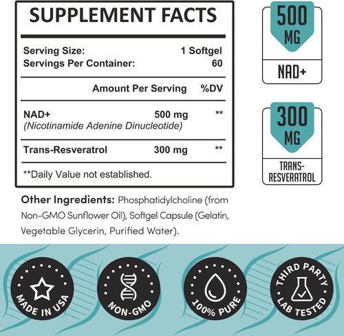 Nad Lipossômica Rhamófolo+ 800 Mg Com Trans -resveratrol 300 - Imagem 8
