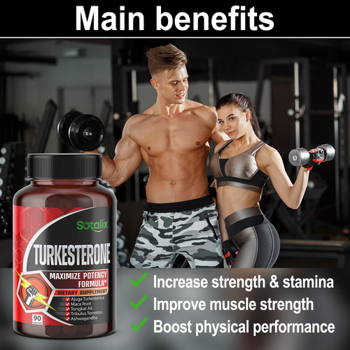 Suplemento Sotalix Ultra Turkesterone 8920mg Com Ajuga Turke - Imagem 4