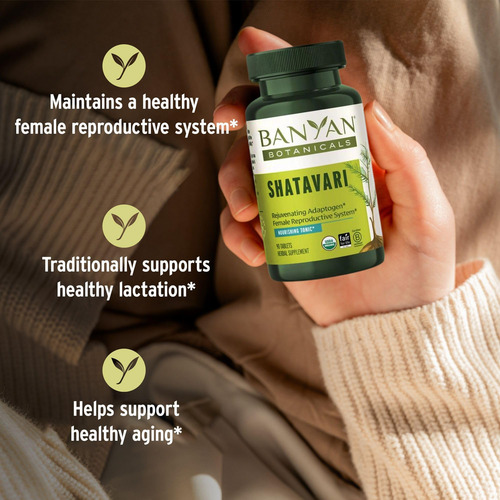 Comprimidos Banyan Botanicals Shatavari - Raiz De Espargos R - Imagem 13