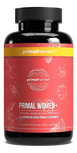 Multivitamínico Primal Harvest Para Mulheres Vitamina A, Vit - Imagem 7