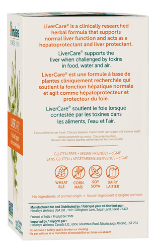 Himalaya Livercare, Limpeza E Desintoxicação Do Fígado, À De - Imagem 2