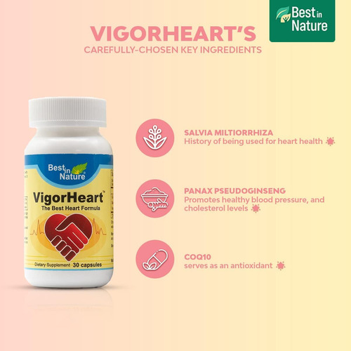 Best In Nature Vigorheart-the Natural Heart Supplements Pill - Imagem 9