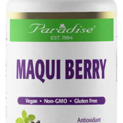 Suplemento Paradise Herbs Organic Maqui Berry 400 Mg 60 Cáps