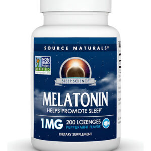 Suplemento Source Naturals Melatonina 1 Mg 200 Pastilhas