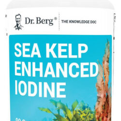 Dr. Berg Sea Kelp Iodo Aprimorado - 200 Mcg De Iodo Premium
