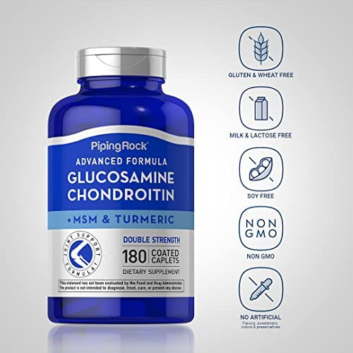 Piping Rock Advanced Dupla Força Glucosamina Condroitina Msm - Imagem 10