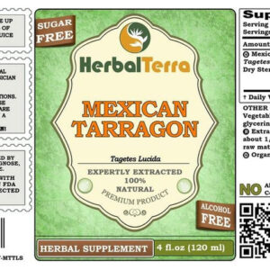 Herbal Terra Llc Glicerina De Estragão Mexicano Orgânico 120