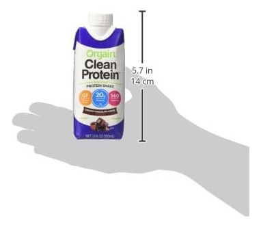 Proteína De Leite Orgânica Shk Chocolate Fudge, 11 Oz (pacot - Imagem 16