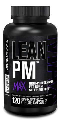 Suplemento De Perda De Peso Jacked Factory Lean Pm Max 120 C