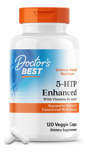 Suplemento Doctor's Best 5-htp Enhanced Mental Health 120 Ca - Imagem 5