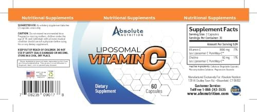 Vitamina C Lipossomal De Nutrição Absoluta 1000 Mg - Suporte - Imagem 6