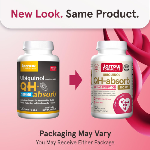 Jarrow Formulas® Qh-absorb®,100 Mg, Suplemento Alimentar De - Imagem 2