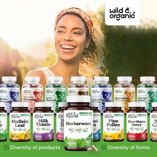 Cápsulas Mãe Da Selva Selvagem E Orgânica 1000 Mg - 60 Vegan - Imagem 4