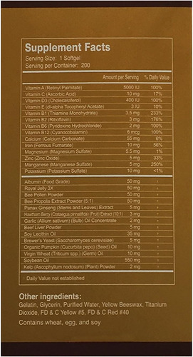 Incrível Mega Albumina Natural Nova E Melhorada Gold 200 Sof - Imagem 3