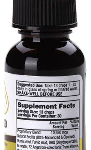 Gotas De Zeólita Pura 1 Oz Suporte